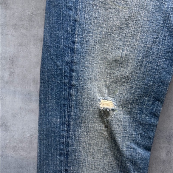 Haute Hippie Blue Wash Cropped Jeans size 25/2 - Picture 2 of 8